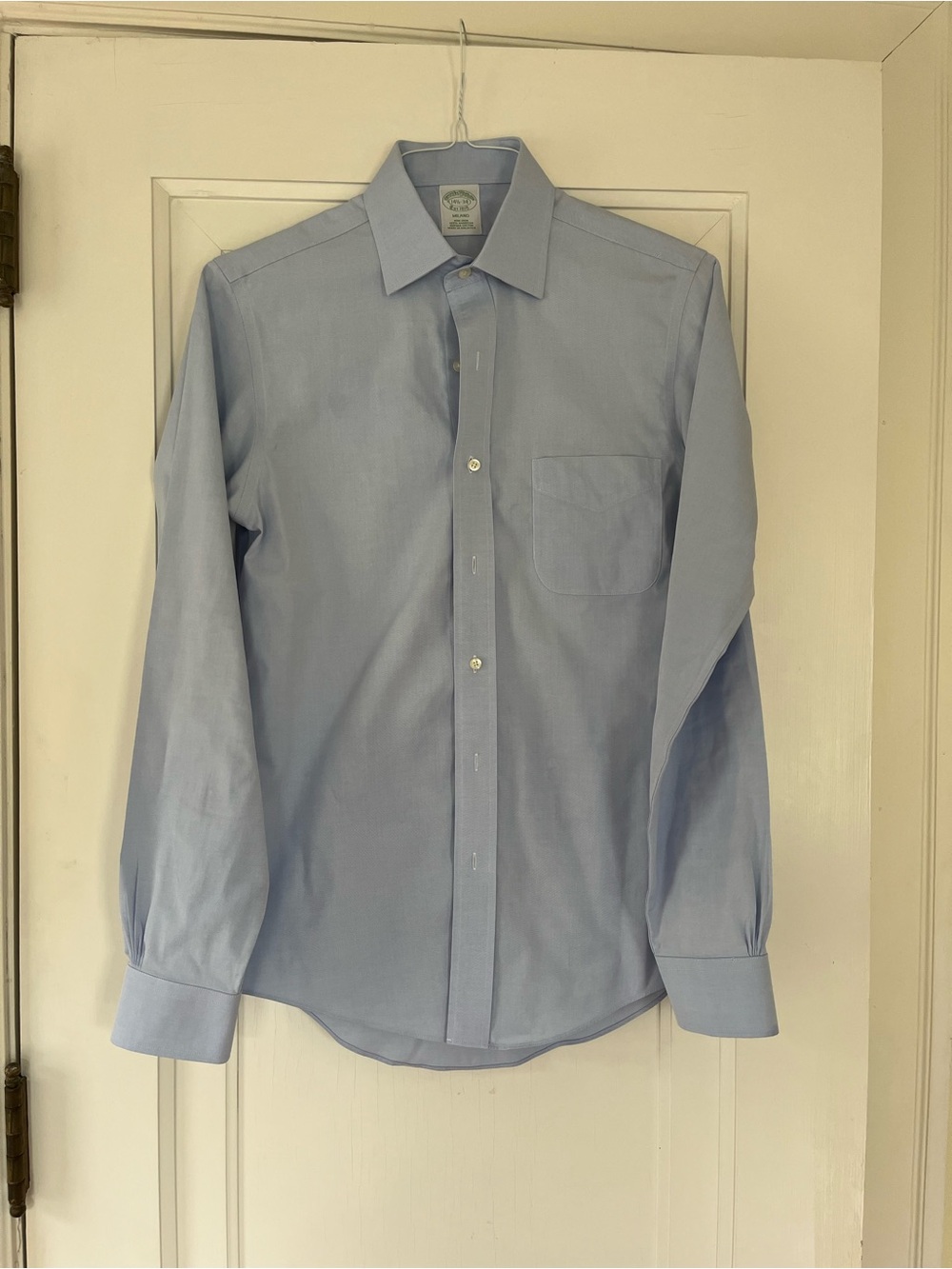 Brooks Brothers Classic Light Blue Men's Dress Shirt